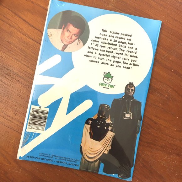 VTG  Sealed Star Trek Robot Masters 1979 Peter Pan Books & Record Set - Picture 4 of 10